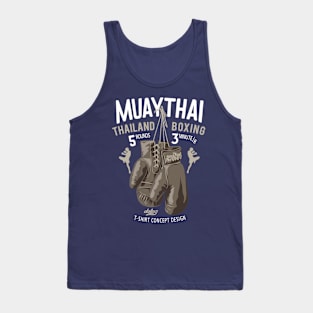Muay Thai - Thailand Boxing(dark shirt) Tank Top